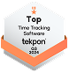 Premio al mejor software de rastreo de tiempo en Tekpon