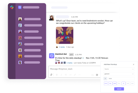 Stand-ups automáticos con WebWork AI