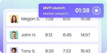 Accede a hojas de tiempo automáticas