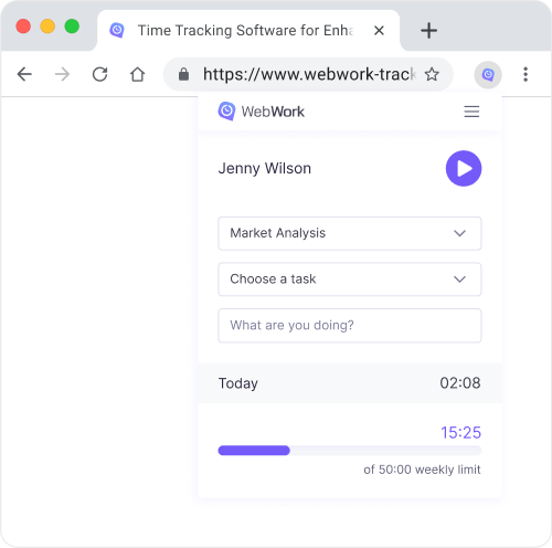 Chrome Extension time tracker download
