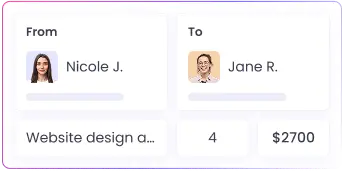Genere facturas a partir de las horas registradas y envíelas a los clientes
