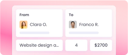 Software generando facturas desde hojas y salarios