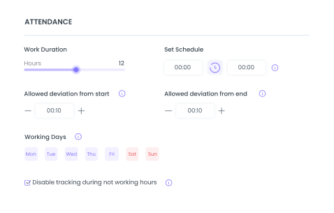 Monitoreo de asistencia con informes automáticos
