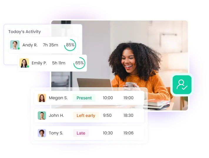 Rastreador de tiempo para equipos remotos