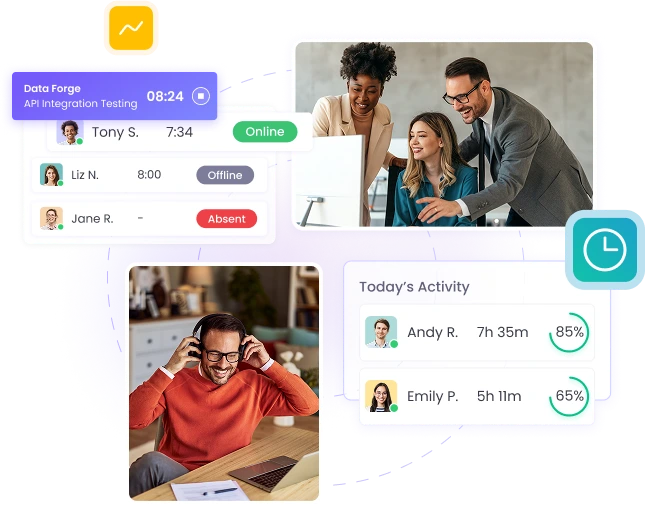 Monitoree el tiempo de los empleados híbridos de manera eficiente y mejore la productividad del equipo con el mejor rastreador de tiempo para equipos híbridos
