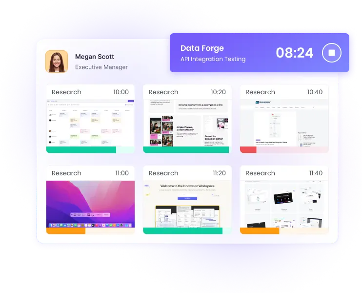Rastreador avanzado con capturas para monitorear el progreso