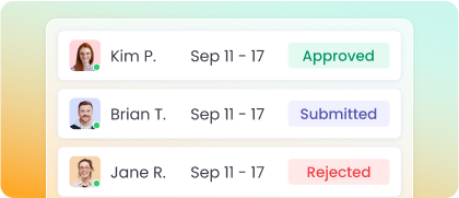 Software con hojas de tiempo y aprobaciones para facturación instantánea