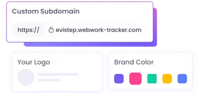 Funciones de seguimiento de tiempo de empleados con opciones de marca personalizada